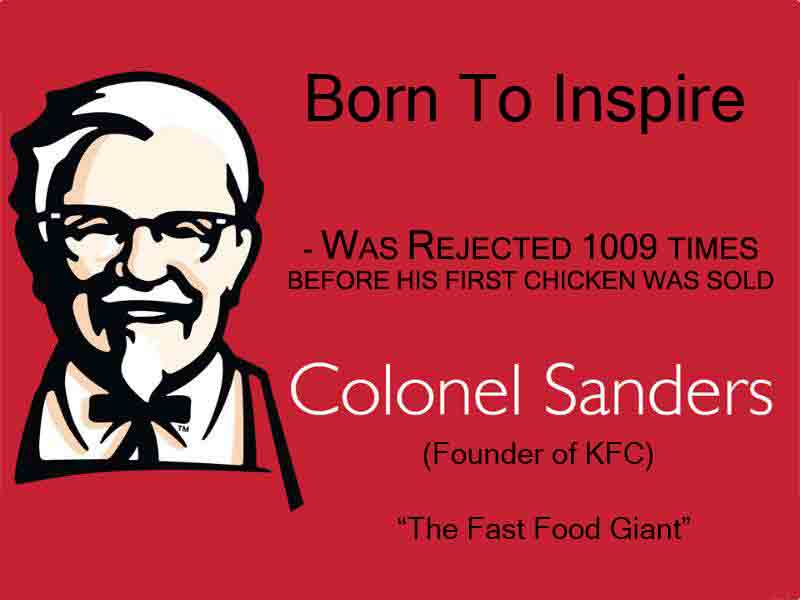 KFC Founder Colonel Sanders - Failure to Success - Key Notes - CheckAll.in