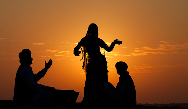Jaisalmer Winter NightLife Dance Watch