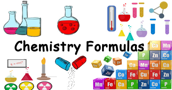 List of chemical formulas