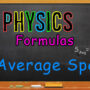 Average Speed Formula With Solved Problems