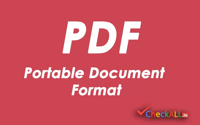 English Abbreviations and full form of PDF